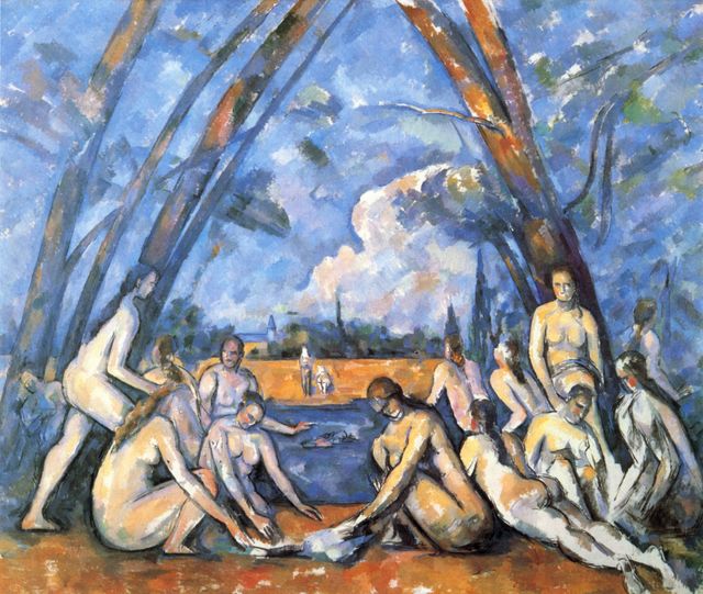 cezanne - baigneuses