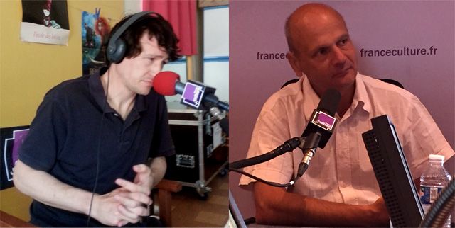 Nicolas Cavaillès et François Garde dans la Grande Table d'été