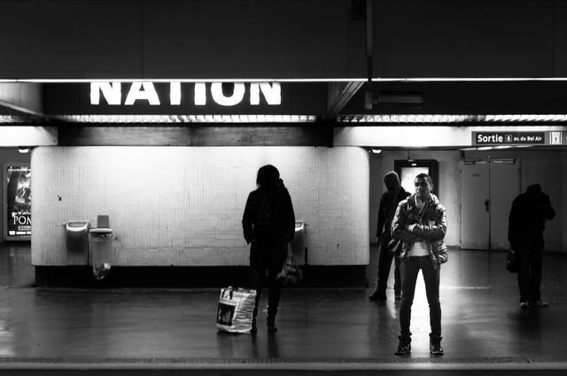 Station Nation dur la ligne du RER A