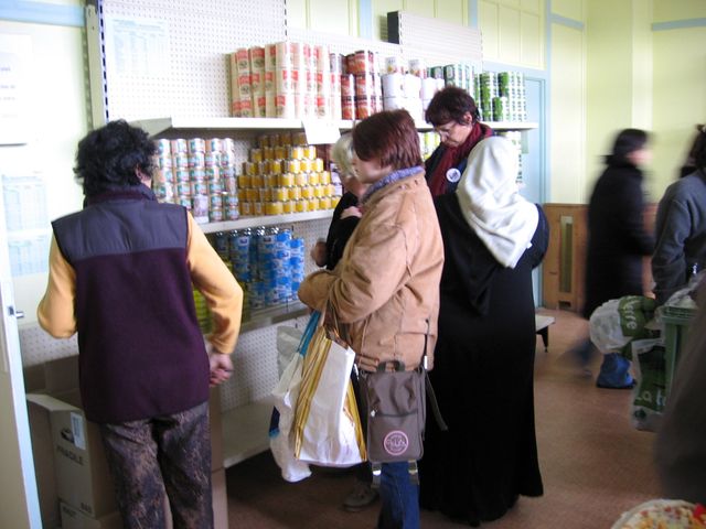Distribution alimentaire à Belfort