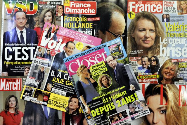 Hollande, cible de la presse people