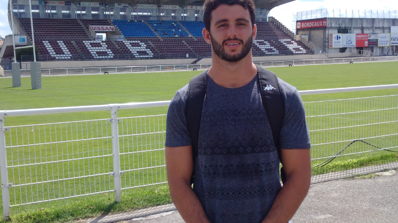Jean-Baptiste Dubié, le 3/4 de l'UBB au Stade André Moga de Bègles
