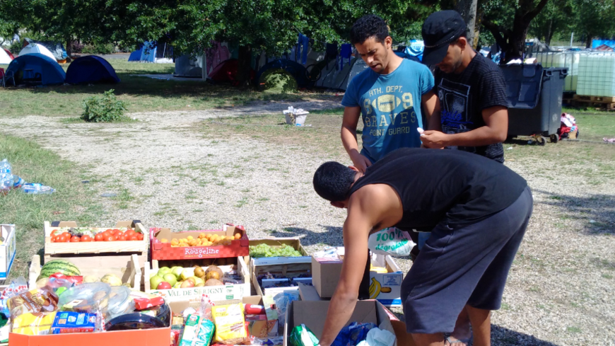 Les demandeurs d'asile se sont organisés : 4 référents et un porte-parole pour le camp pour simplifier la vie en communauté