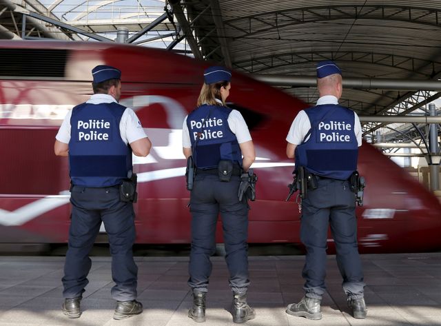 Un Thalys en gare de Bruxelles-Midi