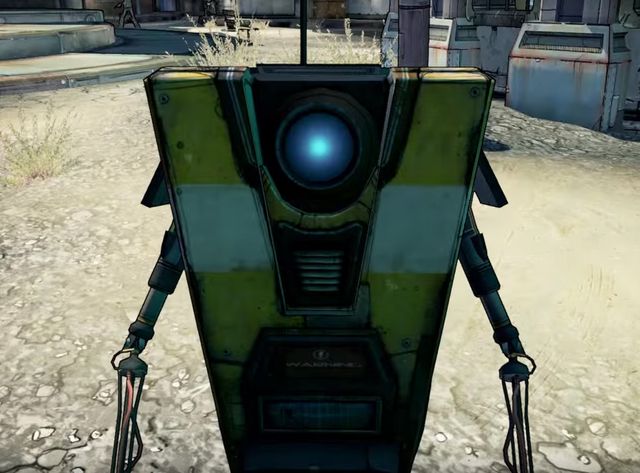 Le robot ClapTrap dans "Borderlands"