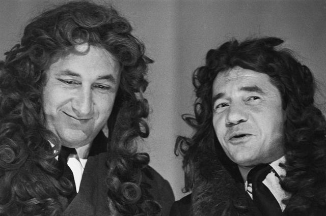 Philippe Noiret et Jean-Pierre Darras, 1963