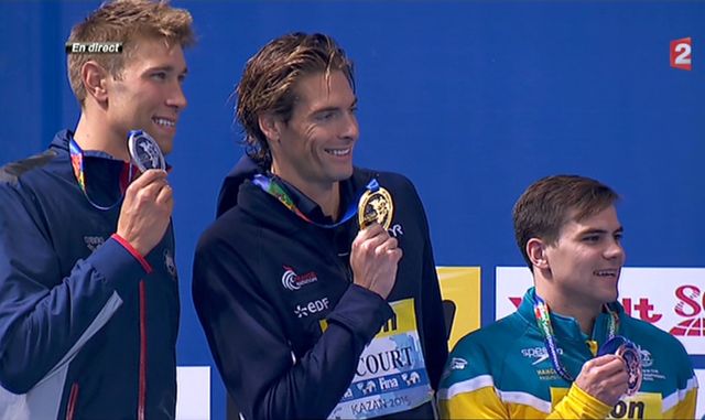 Medaille d'or pour Lacourt