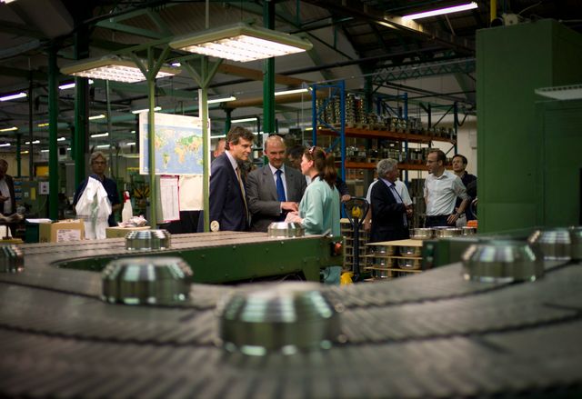 Ministres, Montbourg et Moscovici avaient visité l'usine Cristel en 2012