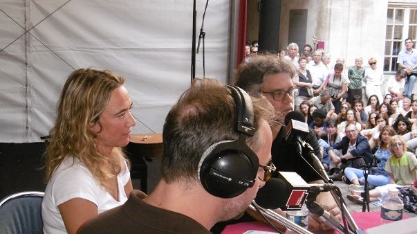 Isabelle Gillouard et François-Frédéric Guy au micro de Stéphane Grant