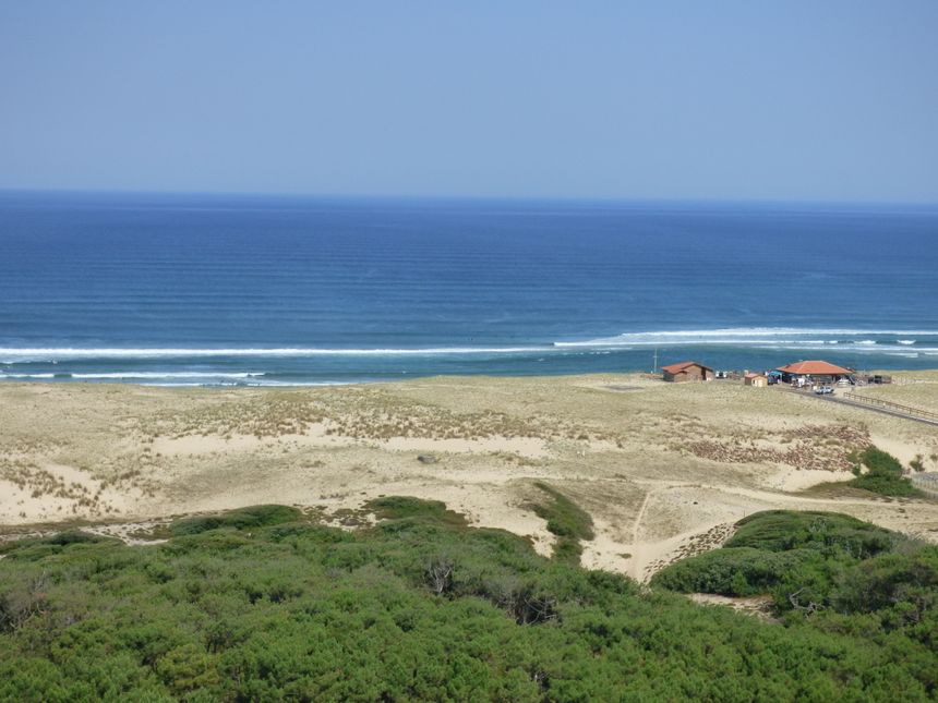Messanges Plage vu d'en haut