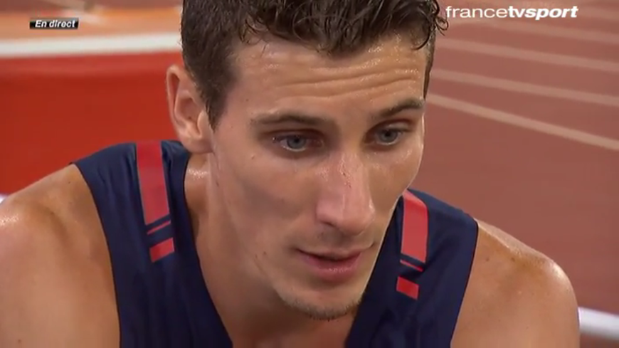 PIerre-Ambroise Bosse à l'issue de sa course