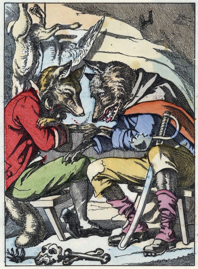 Le Loup et le Renard - Fables de la Fontaine