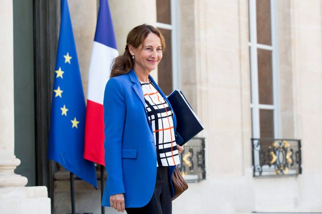 Ségolène Royal à la sortie du conseil des ministres