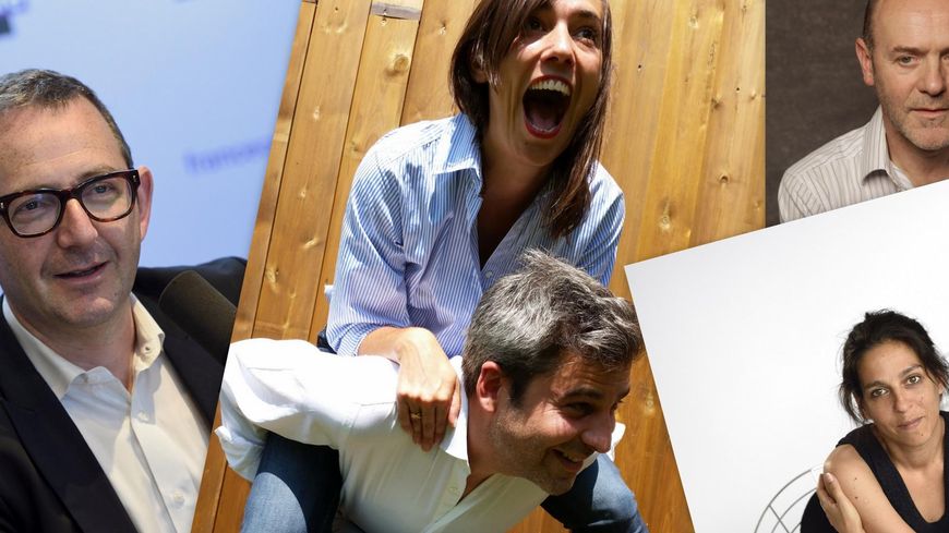Guillaume Erner (les Matins), Mathilde Serrell et Martin Quenehen (Ping Pong), Jacques Bonnaffe et Manou Farine