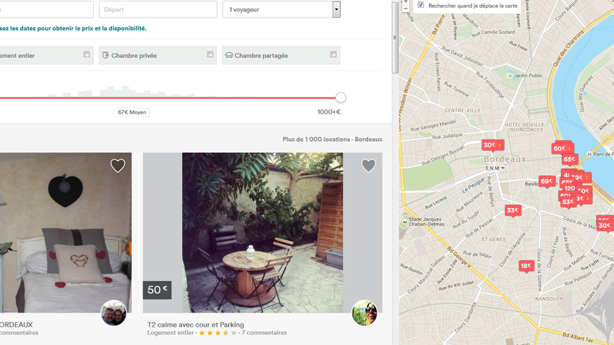 5000 annonces sont proposées sur Aibnb dans la région bordelaise