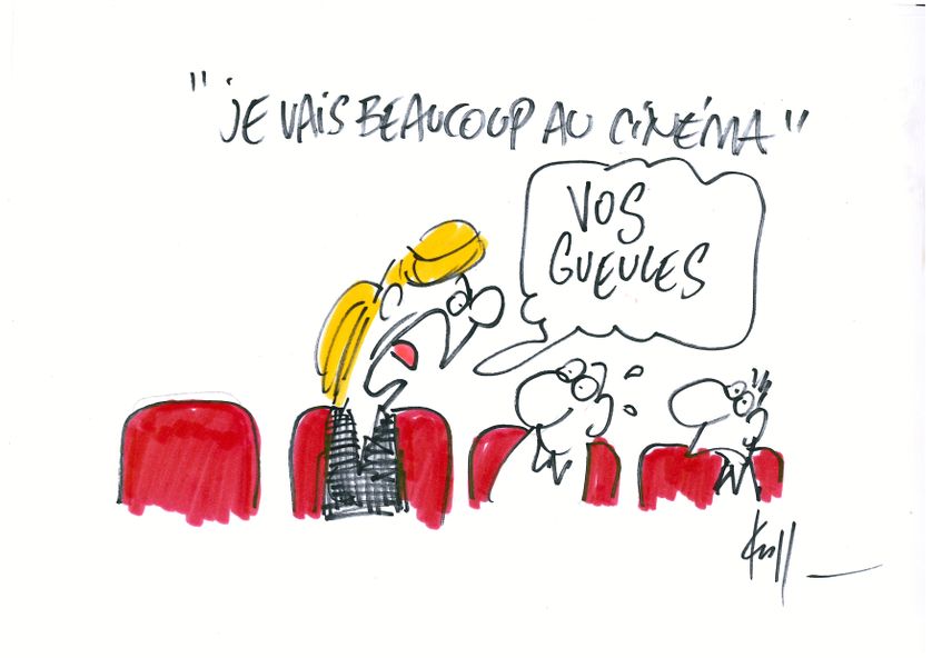 Marina Foïs, un peu colérique.