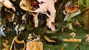 Jérôme Bosch le jardin des délices panneau de droite