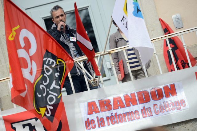 Manifestation au Puy-en-Velay en mai 2015