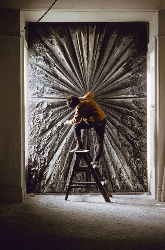 DeFeo working on what was then titled Deathrose, 1960