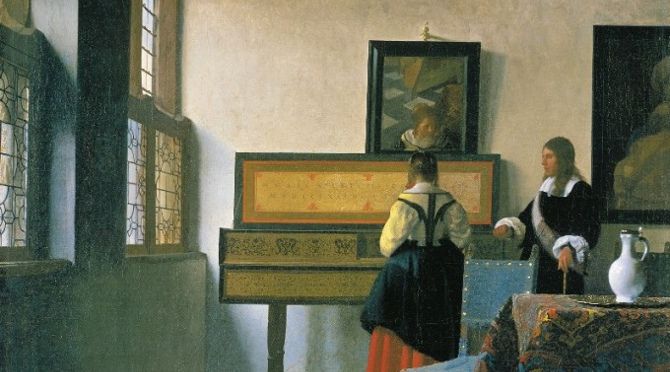 Johannes Vermeer - La leçon de musique
