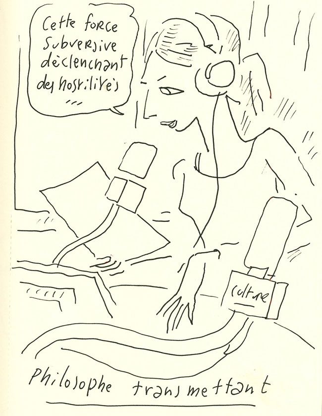 Adèle Van Reeth sous le crayon de Sfar
