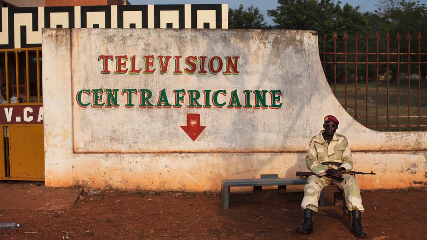 television headquarters in Bangui