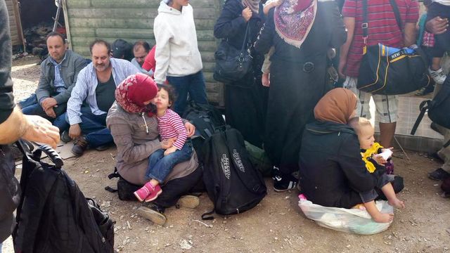 Après l'arrivée des réfugiés syriens à Kyos en Grèce