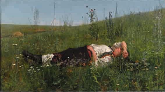 Nikolaï KOUSNETSOV Jour de fête 1879 Huile sur toile, 55 x 98 cm Moscou, Galerie nationale Tretiakov © Galerie nationale Tretiakov
