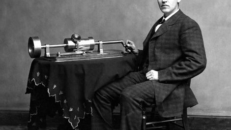 Edison et son phonographe