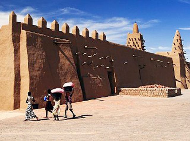 La mosquée Djingareyber, construite au XIVe siècle à Tombouctou