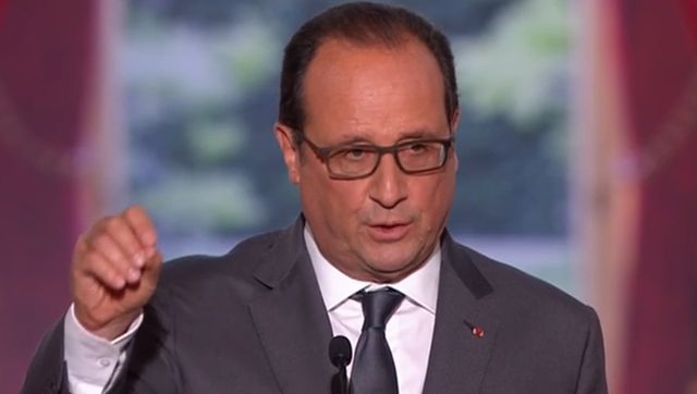 François Hollande ce lundi à l'Élysée