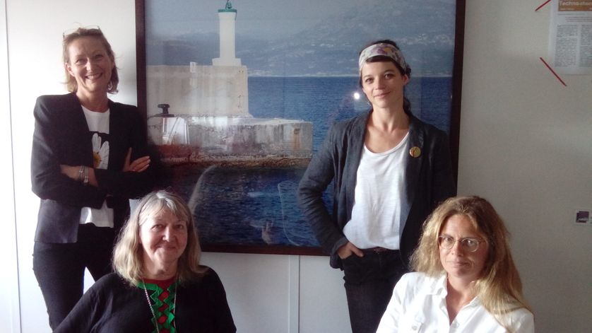 Aurélie Luneau et Juliette Roudet, Anne-Marie Moulin et Claire Fredj