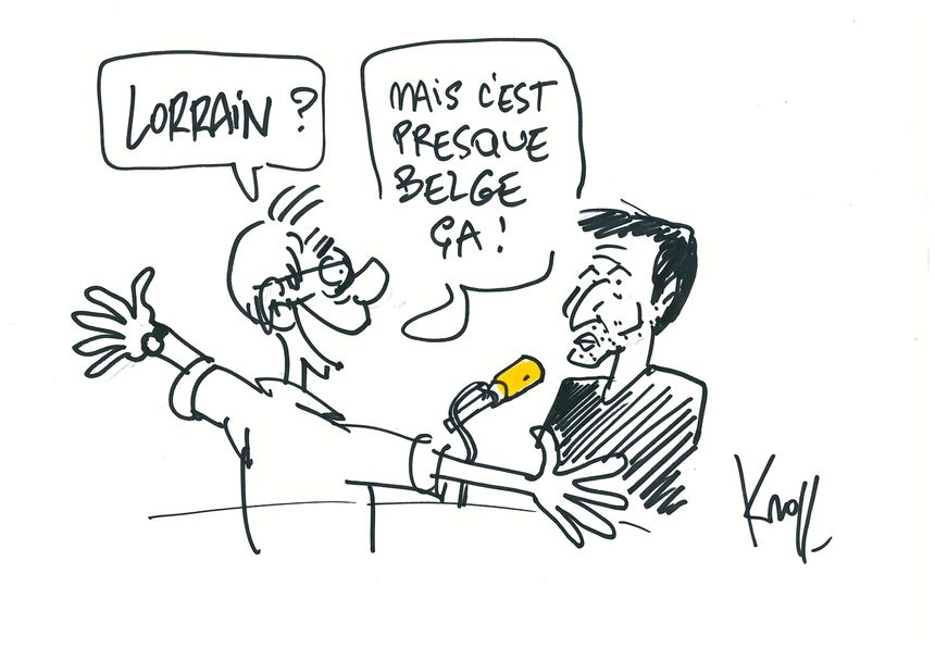 Pierre Kroll face à Pierre Deladonchamps.
