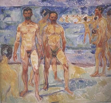 Edvard Munch Baigneurs