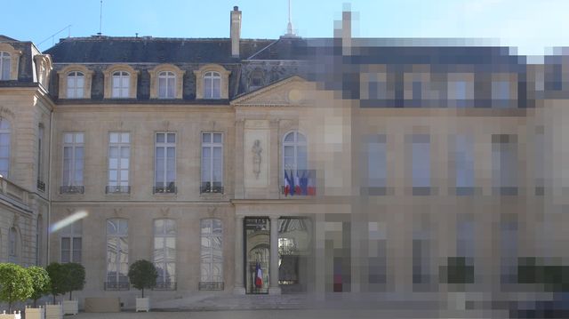 Palais de l'Élysée pixellisé