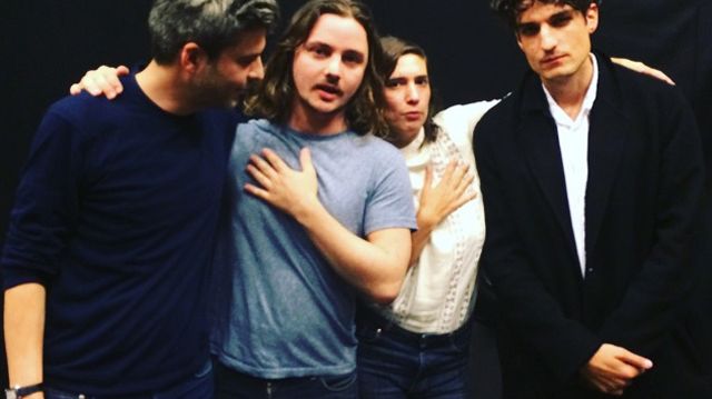 Ping Pong : Martin Quenehen, Flavien Berger, Mathilde Serrell et Louis Garrel