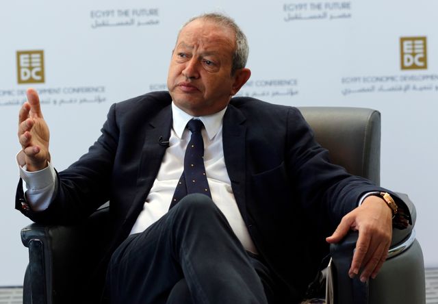 Le millionnaire égyptien Naguib Sawiris
