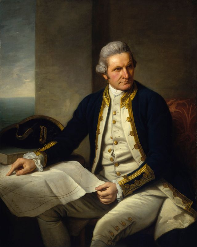 "Capitaine James Cook" par Nathaniel Dance (1775)