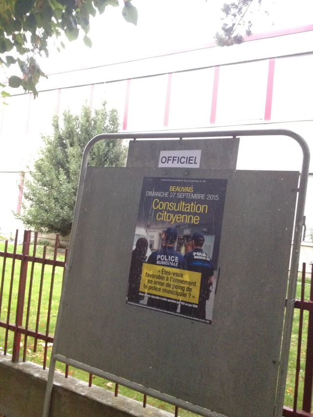 Beauvaisvote pour l'armement ou non de sa police municipale