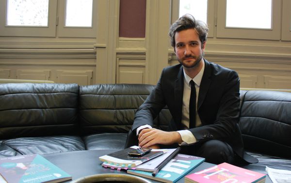 Victorien Vanoosten, 31 ans, au sortir de la première épreuve du concours. (© Victor Tribot Laspière / France Musique)