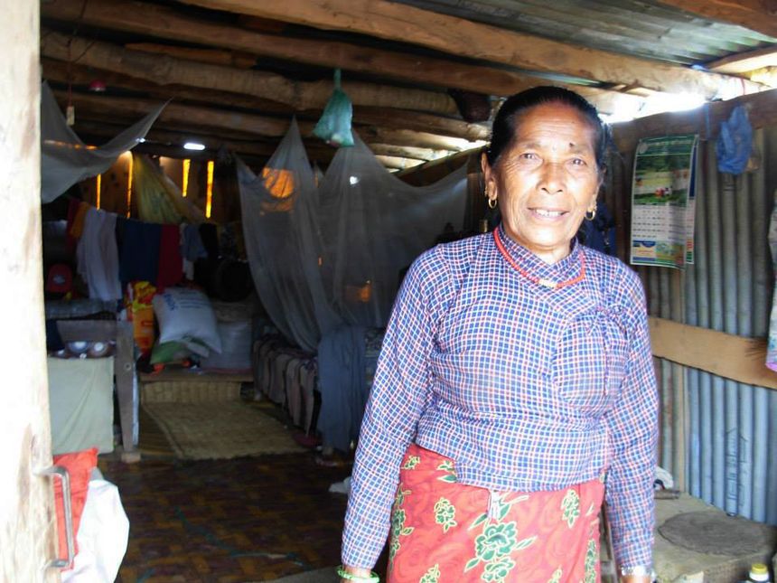 Indra Maya Shresta, Népalaise victime du tremblement de terre de 2015