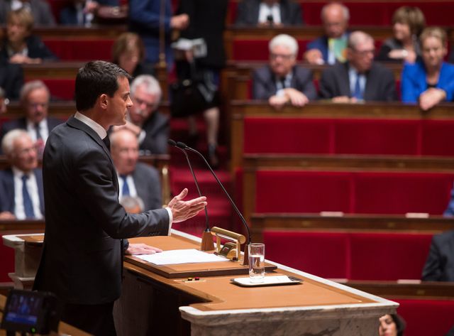 Valls à l'Assemblée nationale