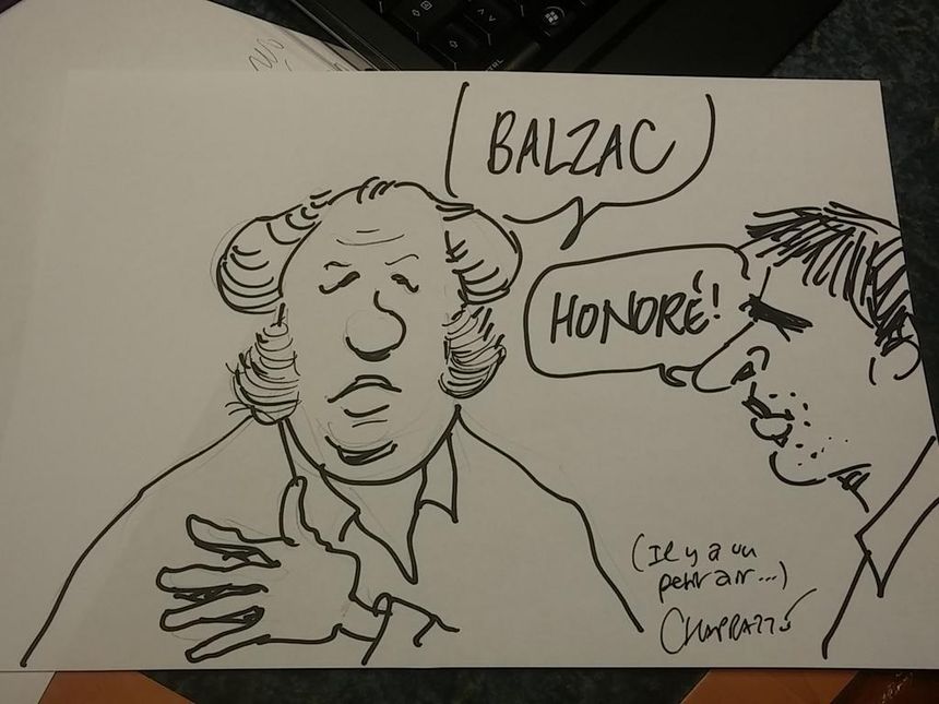Mathias Enard par Patrick Chappatte