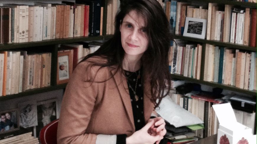 Judith Chemla pendant l'enregistrement de "Sans moi"
