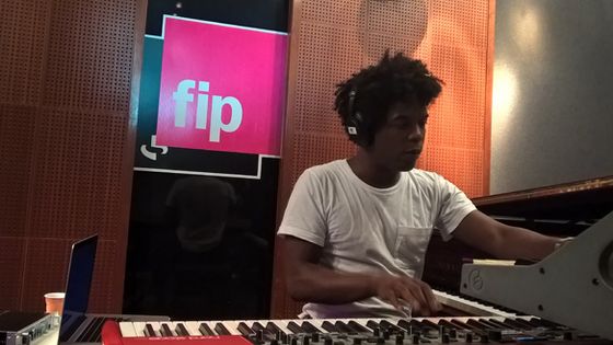 Chassol au studio 154 de FIP | Photo : Elvire Ohin ©Radio France