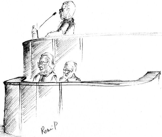Nicolas Bonnemaison et ses avocats par Rémi Pierre