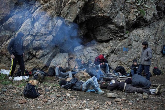 Kotchok O Jobard après une nuit de marche