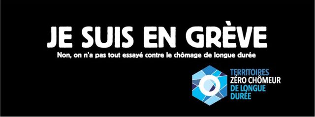 Chômeurs en greve