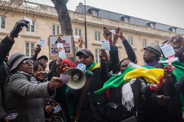 Rassemblement de la diaspora congolaise et protestation contre le pouvoir de Sassou
