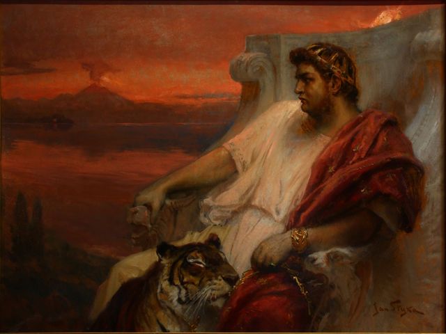 Néron à Baiae par Jan Styka - vers 1900